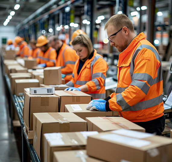 Shipment handling process workflow